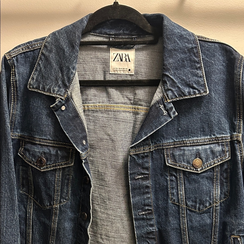 Zara Blue Denim Jacket
